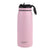 Oasis Insulated Sports Bottle WIth Straw - Carnation