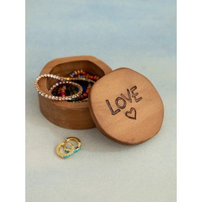 Wooden Keepsake Box - Love Heart