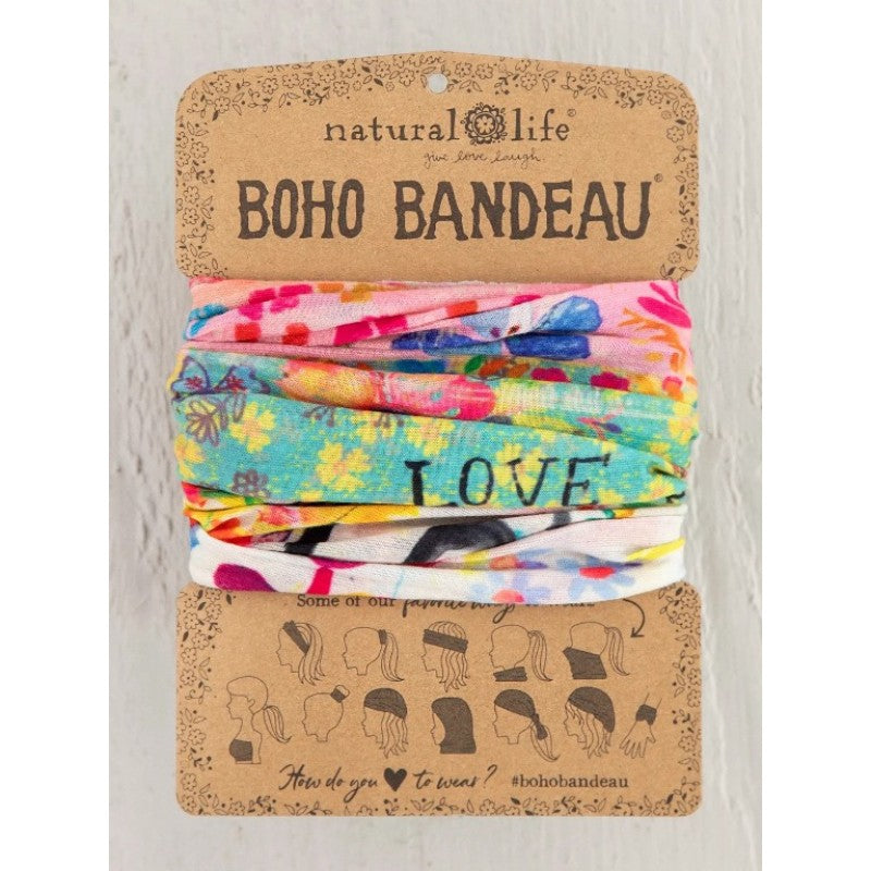 Boho Bandeau Rainbow Love