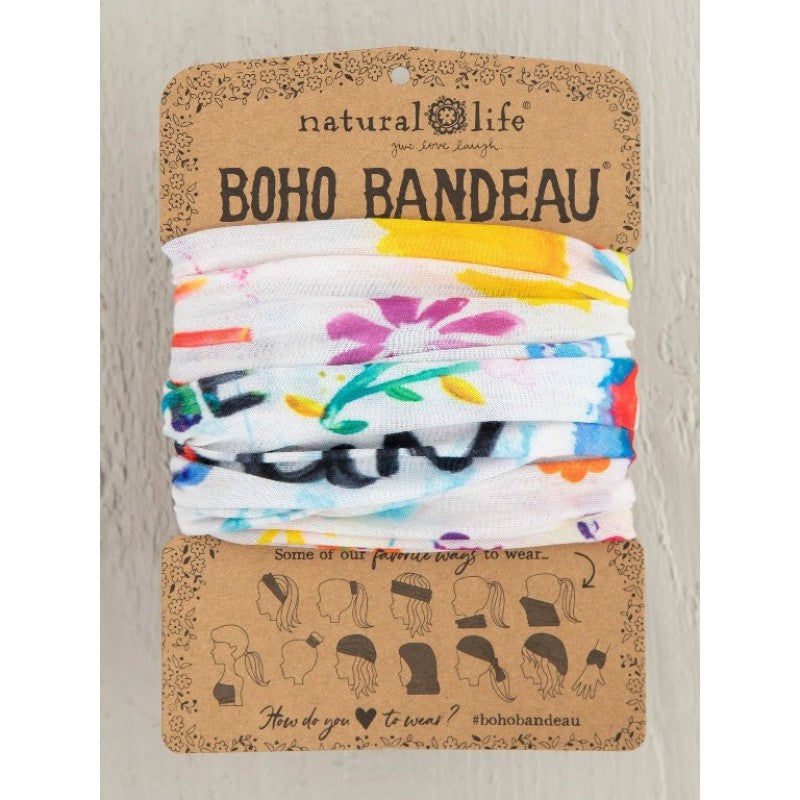 Boho Bandeau White Follow The Sun