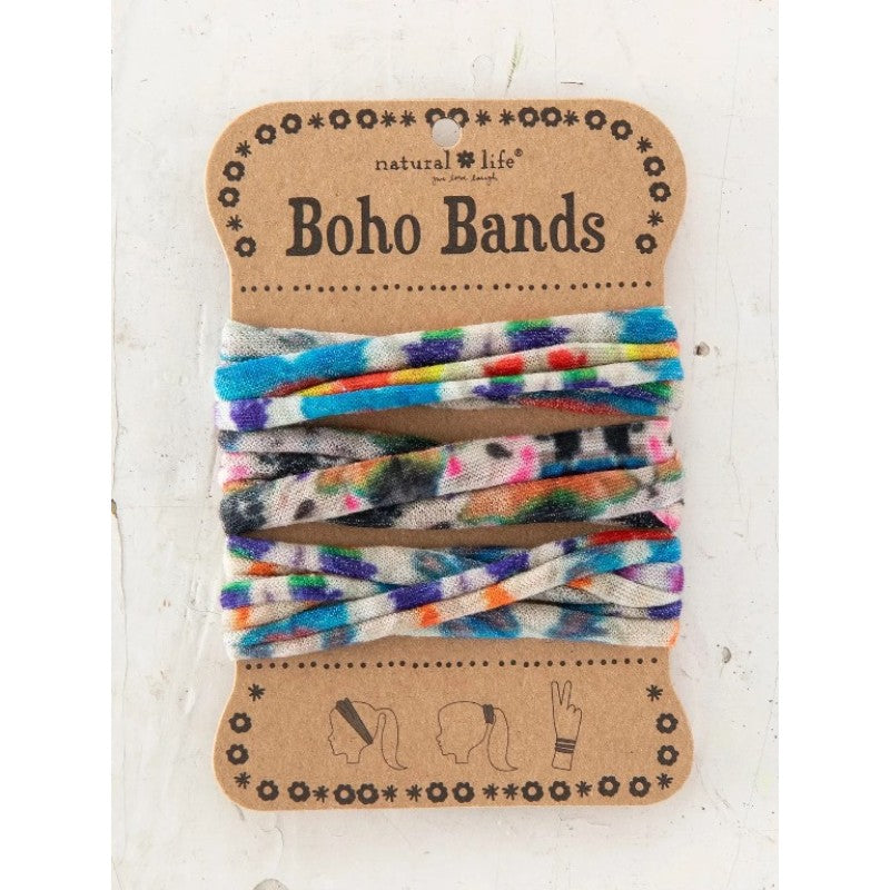 Boho Bands Set/3 - Blue Fuchsia Marigold