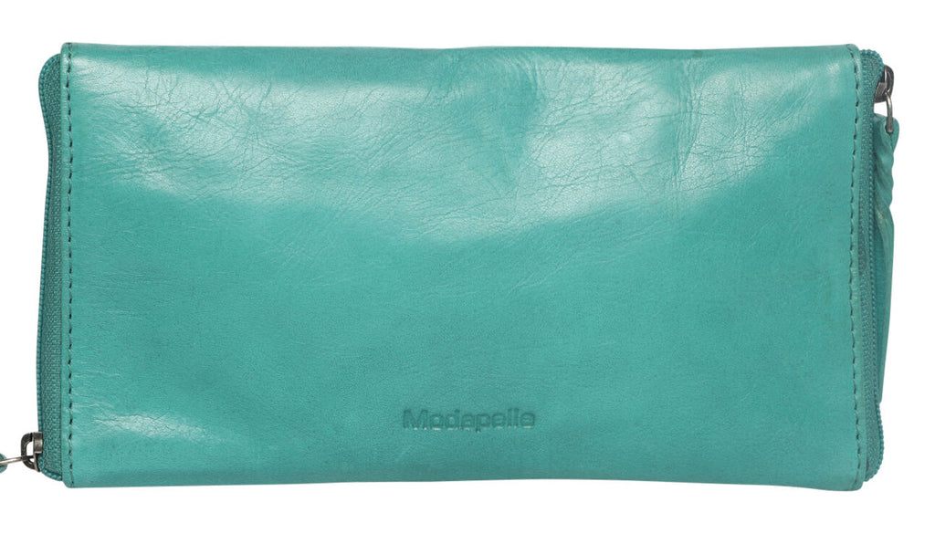 Leather Optical/Phone Case - Aqua