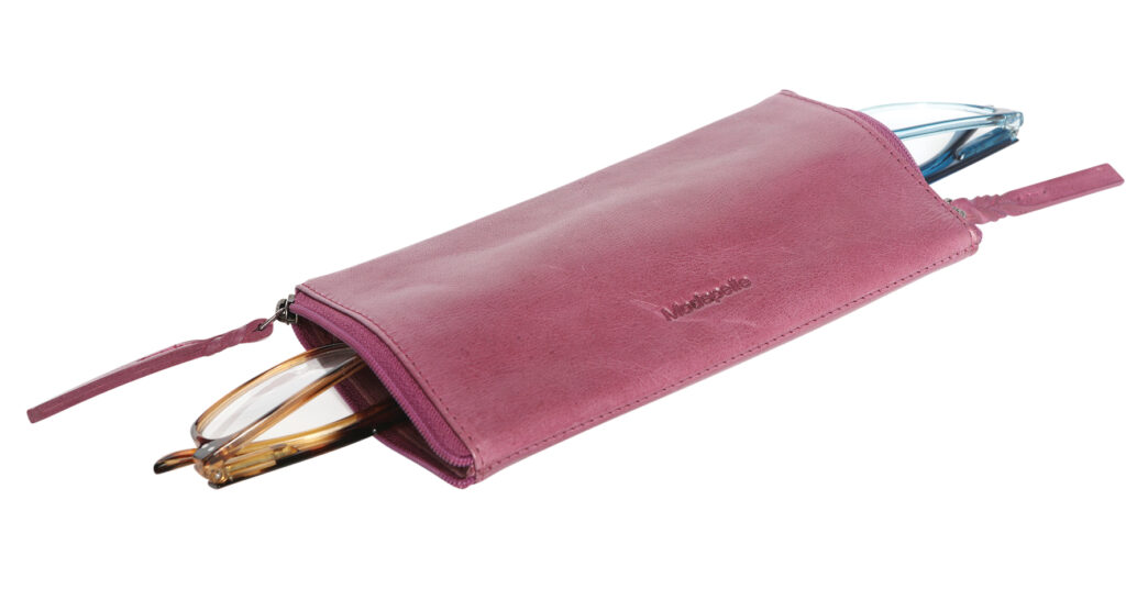 Leather Optical/Phone Case - Pink