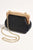 Kimmi Timber Frame Clutch - Black