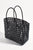 Nadia Small Picnic Weave Basket - Black