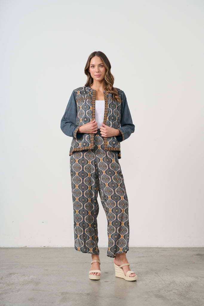 Kosmos Print Jacket By Caju