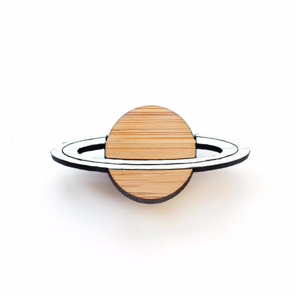 One Happy Leaf Planet Brooch