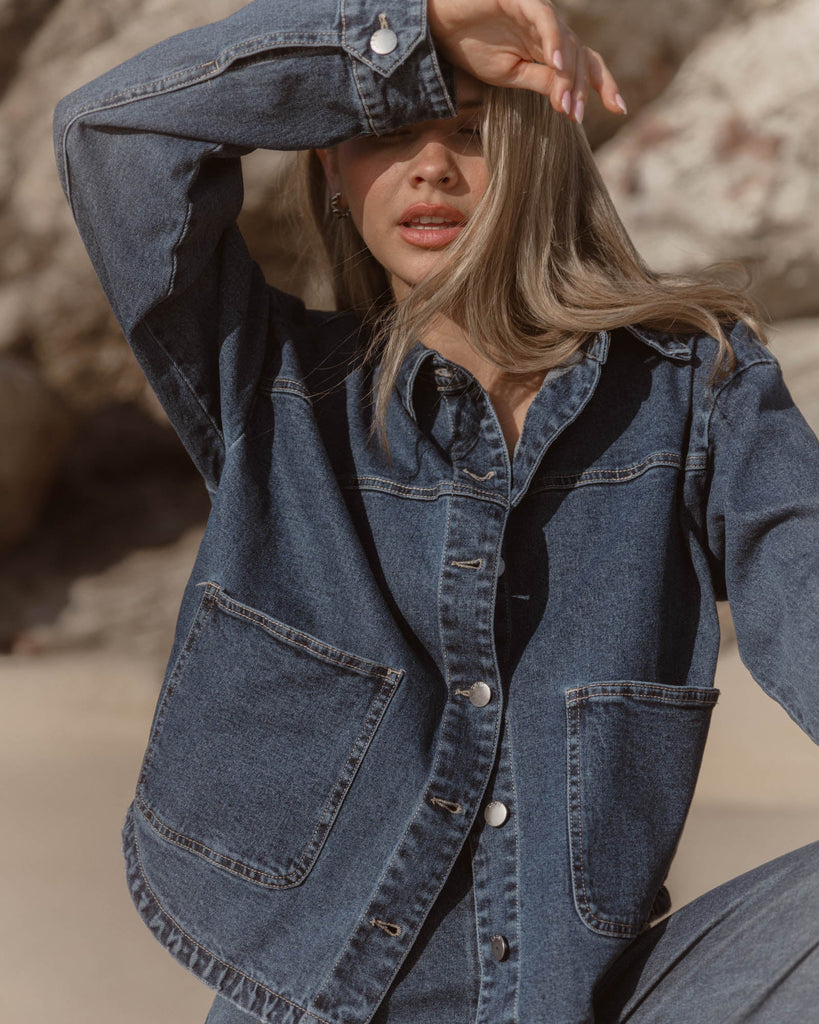 Marza Denim Jacket By Sass - 78 Wash