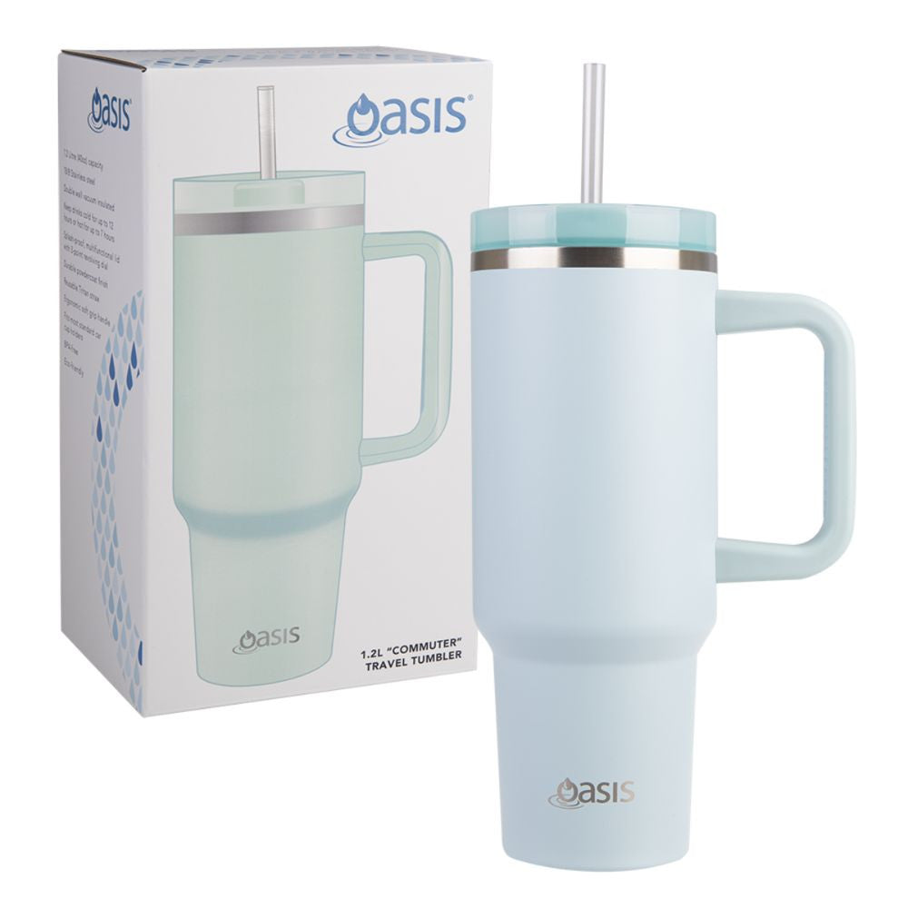 Oasis Insulated Commuter Travel Tumbler - Sea Mist