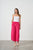 Wide Leg Pant By Caju - Hot Pink
