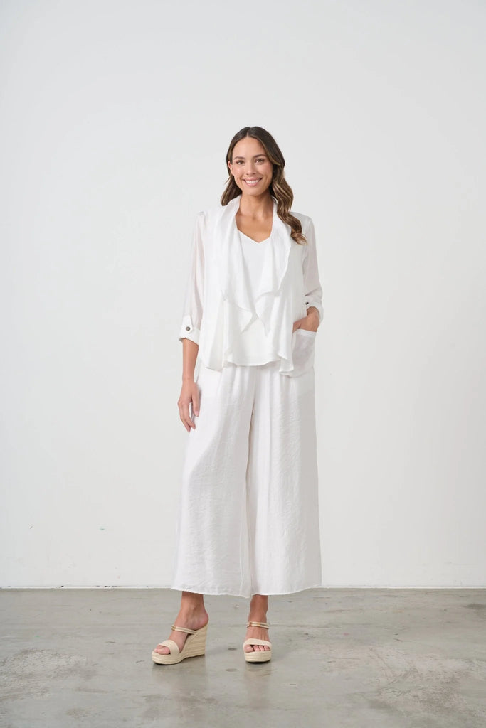 Lightweight Swing Jacket By Caju - White