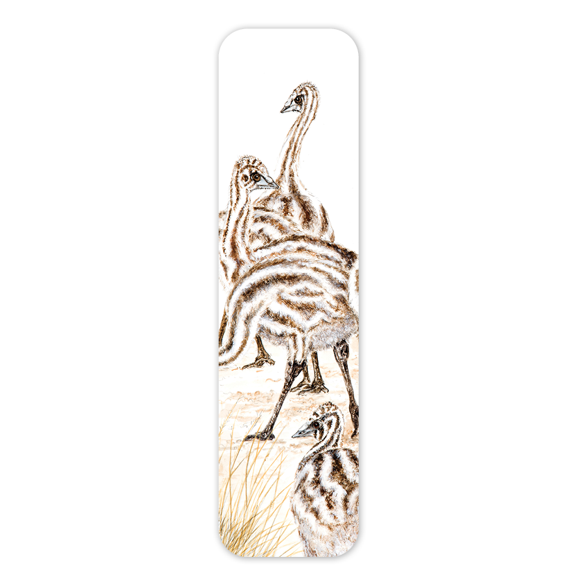 Studio Nikulinsky Bookmark: Emu Chicks