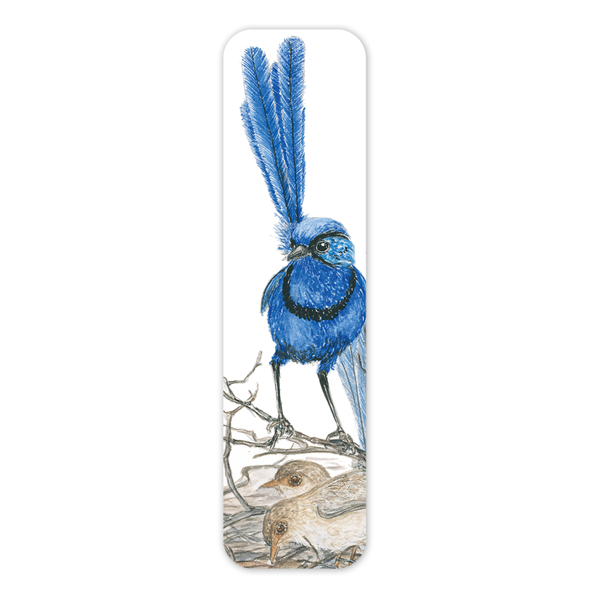Studio Nikulinsky Bookmark: Fairy Wren Family