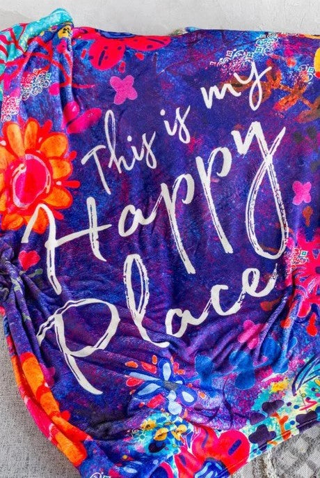 Cosy Blanket This Is My Happy Place