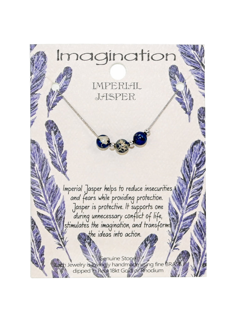Harmony Stone Necklace - Imagination -  Imperial Jasper