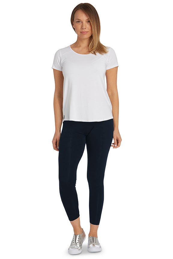 Tani 7/8 Length Legging - Navy