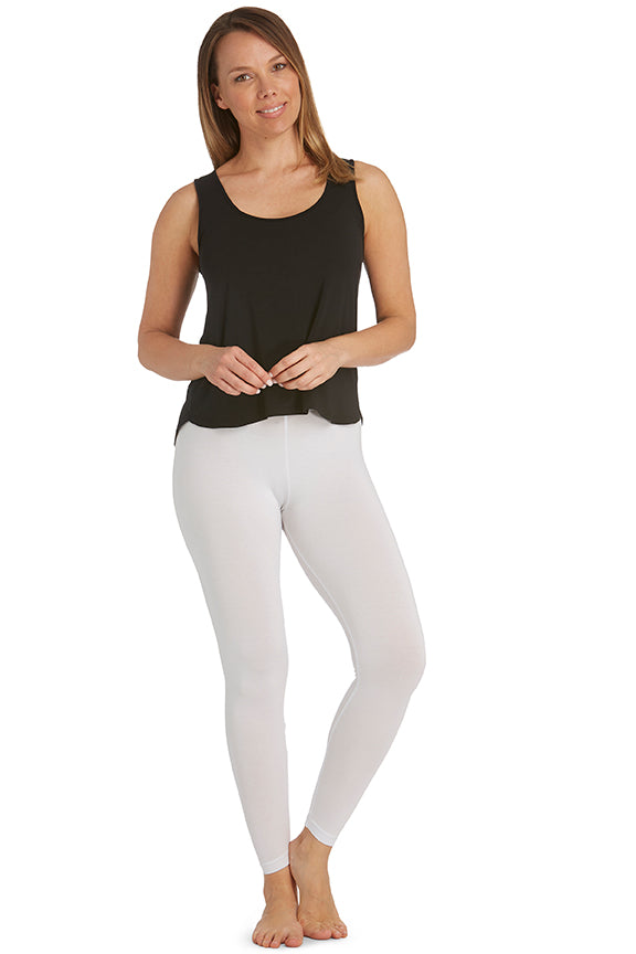 Tani 7/8 Length Legging - White