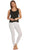 Tani 7/8 Length Legging - White