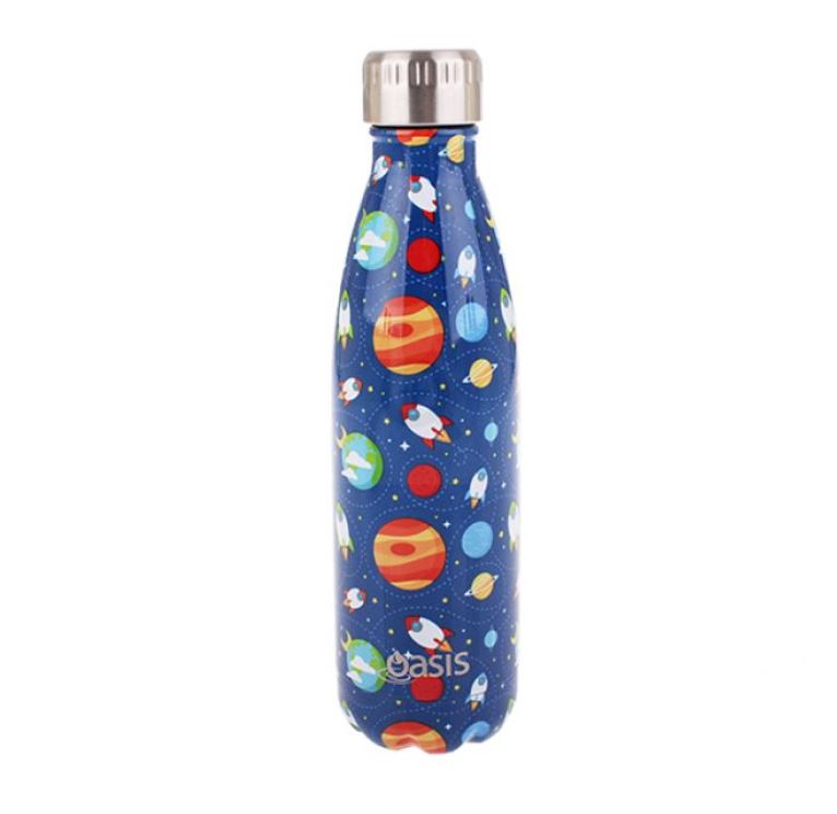 Oasis Stainless Steel Insulated Drink Bottle - 500ml - Outer Space