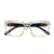 Captivated Eyewear Anti-Blue Reading Glasses - Remi Crystal Tortoiseshell
