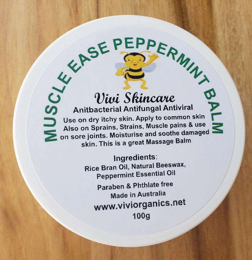 Vivi Organics Muscle Ease Peppermint Body Balm