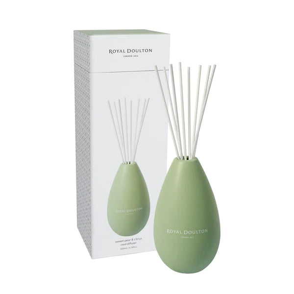 Ceramic Reed Diffuser By Royal Doulton - Sweet Pear & Citrus
