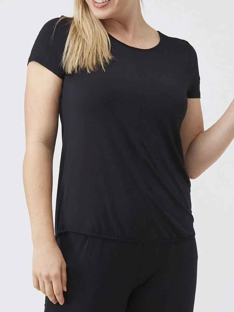 Tani Panel Tee - Black