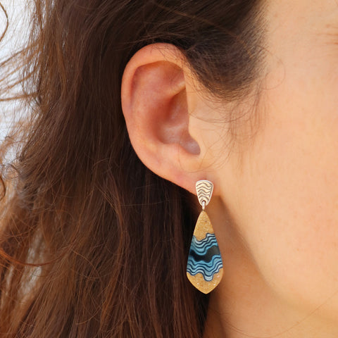 Gorge Earrings - Ultramarine