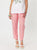 Sarah Rib Waist Linen Pant By Gordon Smith - Coral