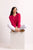 Sweater Half Sweater By Foil - Ultra Pink