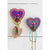 Wooden Wall Hook Set/2 - Heart