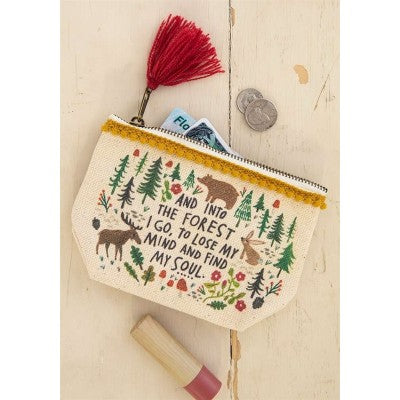 Mini Canvas Pouch - Into The Forest