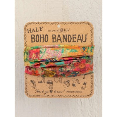 Half Boho Bandeau - Pink Patchwork