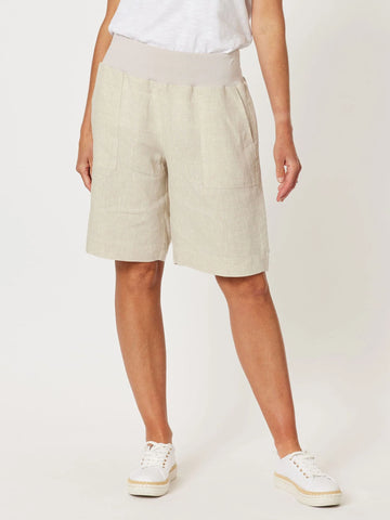 Jersey Waist Short By Gordon Smith - Natural