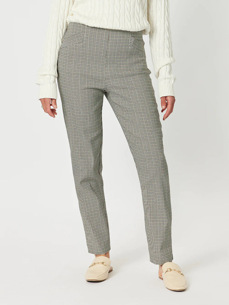 Gemma Check Pant By Gordon Smith - Toffee