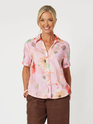 Brighton Poppy Shirt By Gordon Smith - Multi