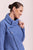 Lambswool Blend Moss Stitch Cowl Neck Jumper By See Saw - Denim