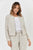 Linen Jacket / Top By Naturals By O&J - Rattan