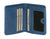 Small Leather Clip Wallet - Blue