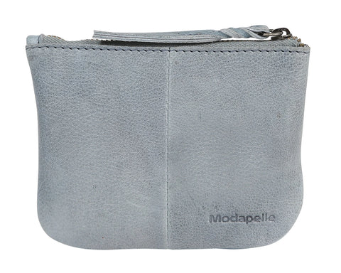 Leather Coin Purse By Modapelle - Lavender