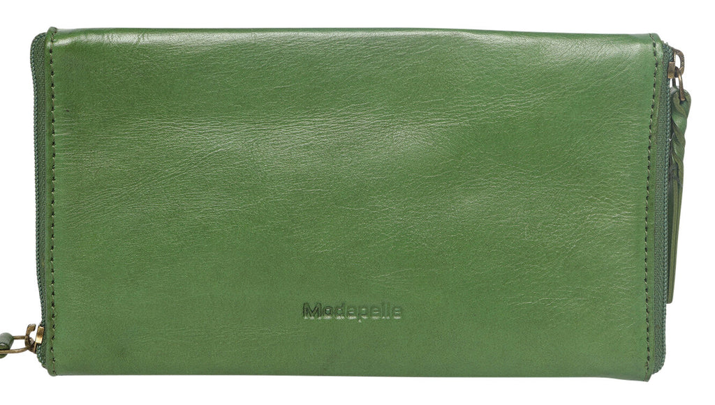 Leather Optical/Phone Case By Modapelle - Grass