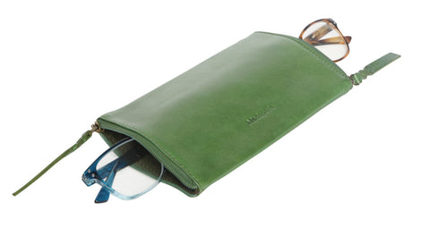 Leather Optical/Phone Case - Grass
