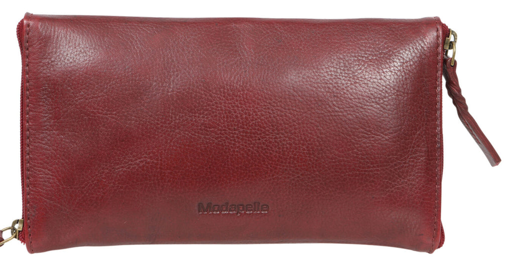 Leather Optical/Phone Case By Modapelle - Oxblood