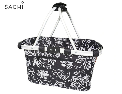 Sachi 2 Handle Carry Basket - Camellia Black
