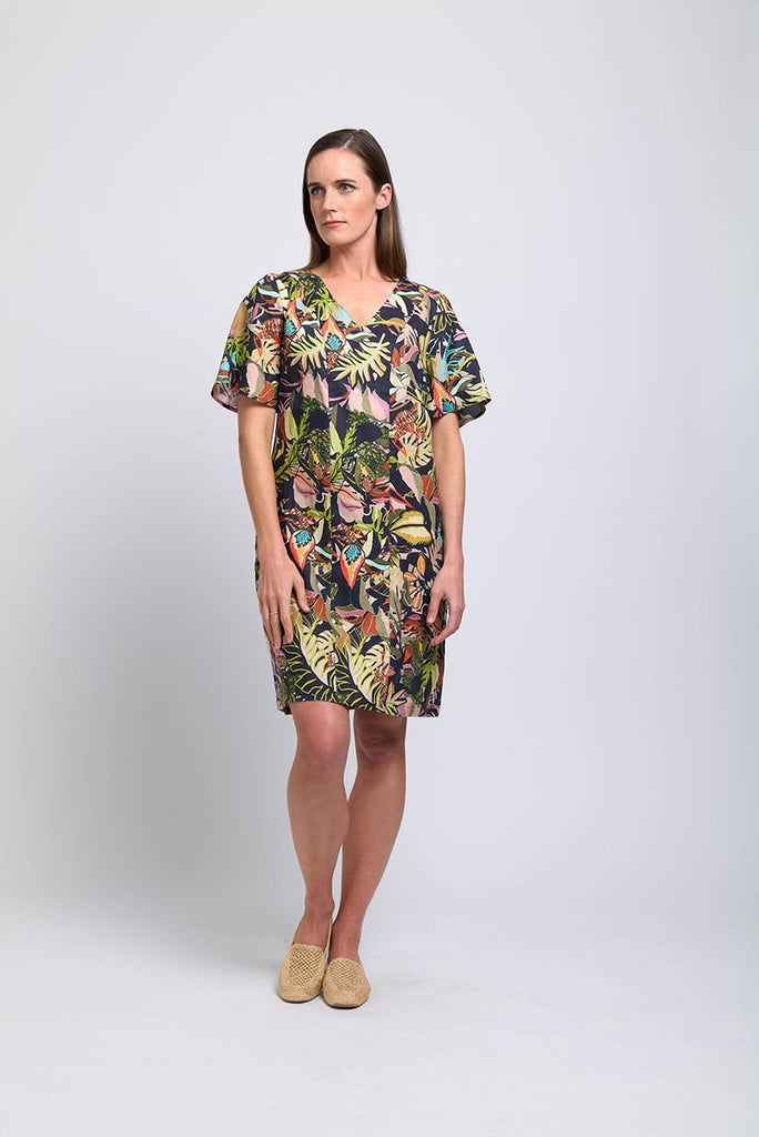 Runway Dress By Foil - Jungle Fever