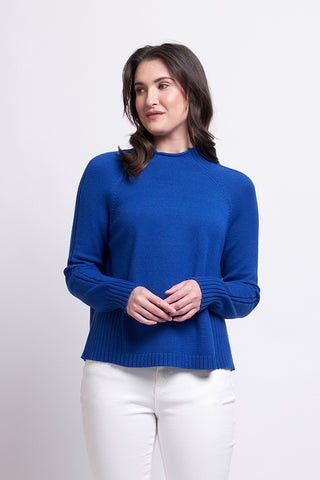Shell Be Right Sweater By Foil - Cobalt