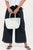 Nadia Small Picnic Weave Basket - White