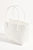 Norah Picnic Weave Large Basket - White