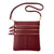 Multi-Zip Crossbody Bag - Red