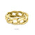 Zinc Alloy Hinged Bangle - Chain Design